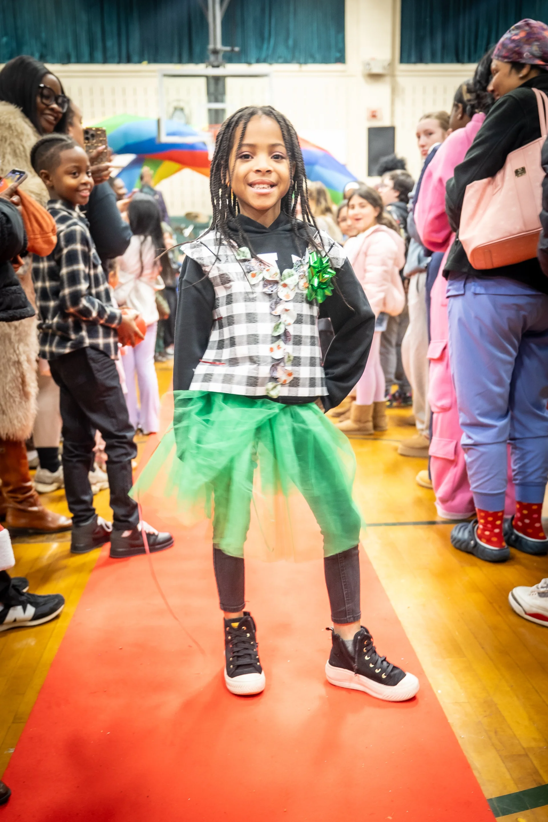 Winter Fair fashion show student participant